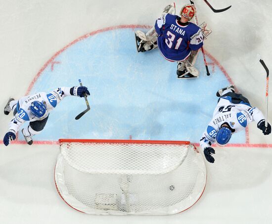 Men's World Ice Hockey Championships. Finland vs. Slovakia