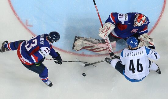 Men's World Ice Hockey Championships. Finland vs. Slovakia