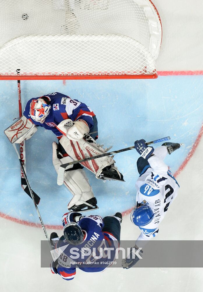 Men's World Ice Hockey Championships. Finland vs. Slovakia