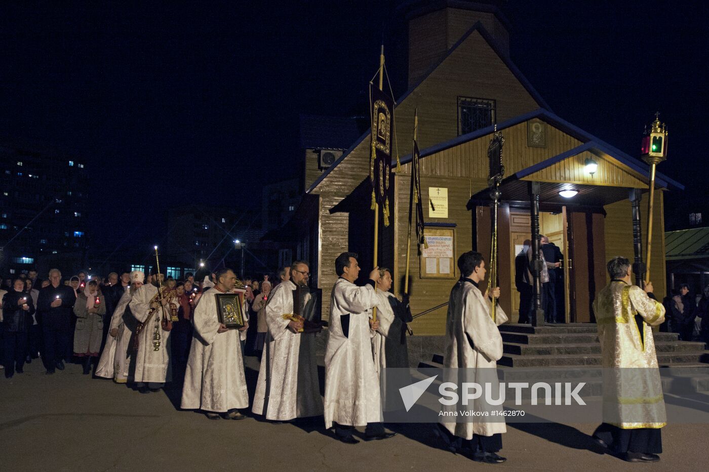 Easter celebrated in Russia