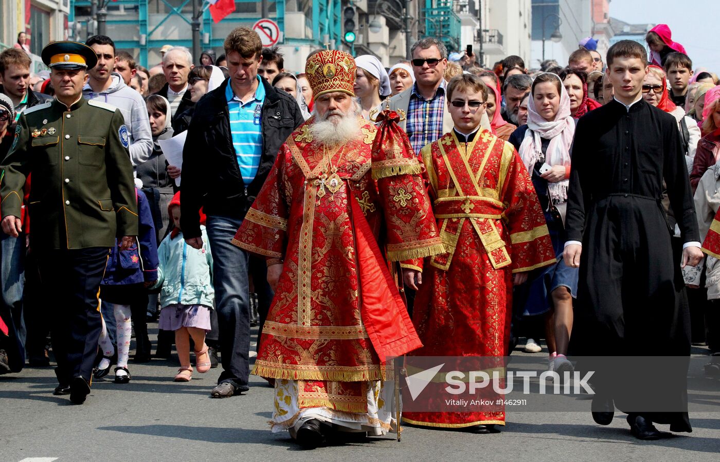 Easter celebrated in Russia