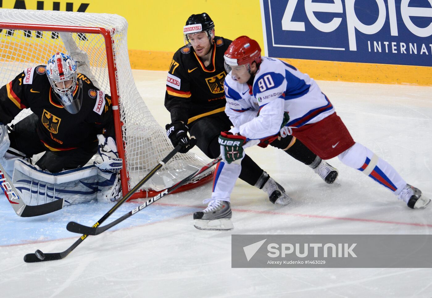 2013 IIHF World Championships. Germany vs. Russia