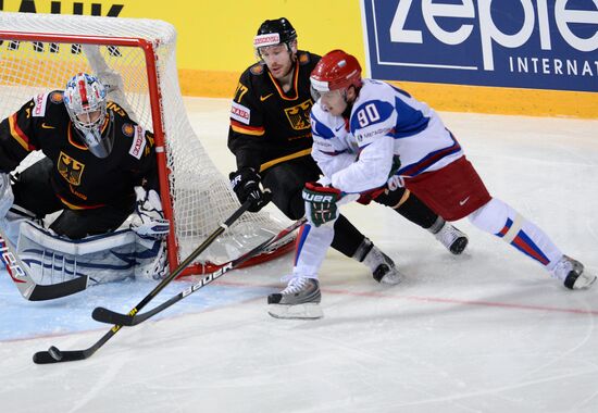 2013 IIHF World Championships. Germany vs. Russia