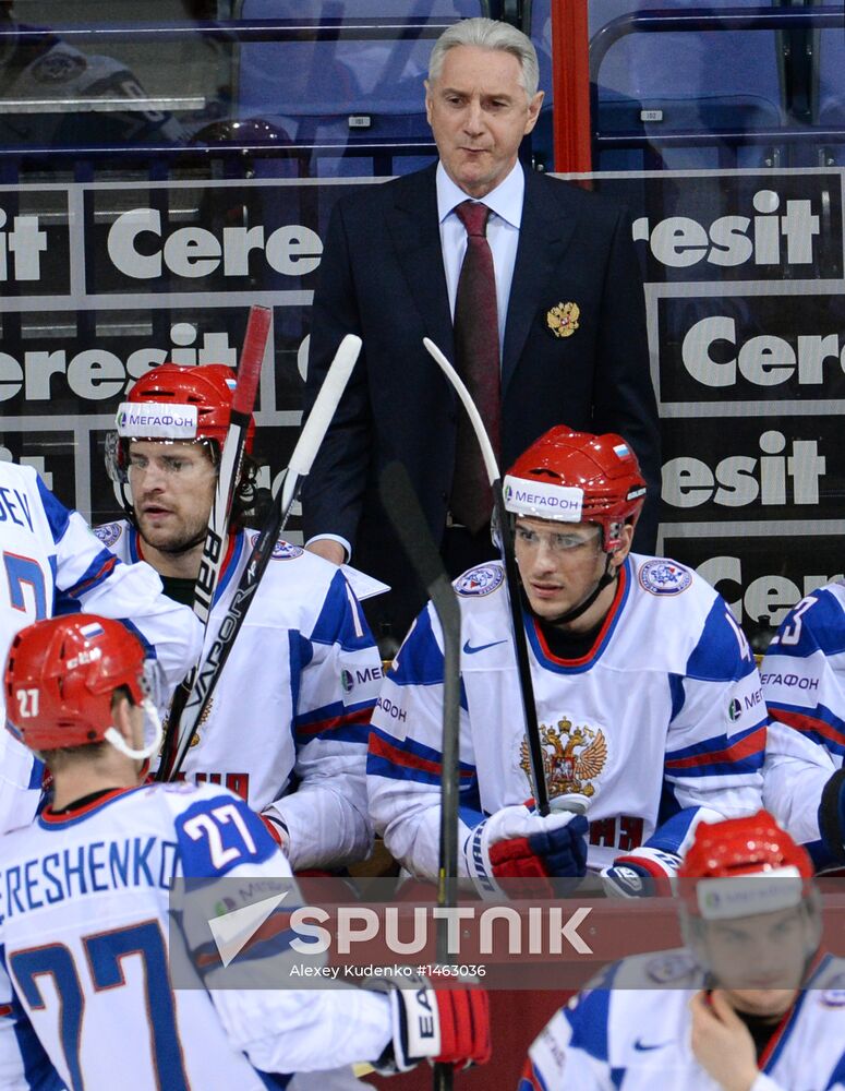 2013 IIHF World Championships. Germany vs. Russia