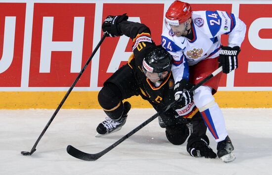 2013 IIHF World Championships. Germany vs. Russia