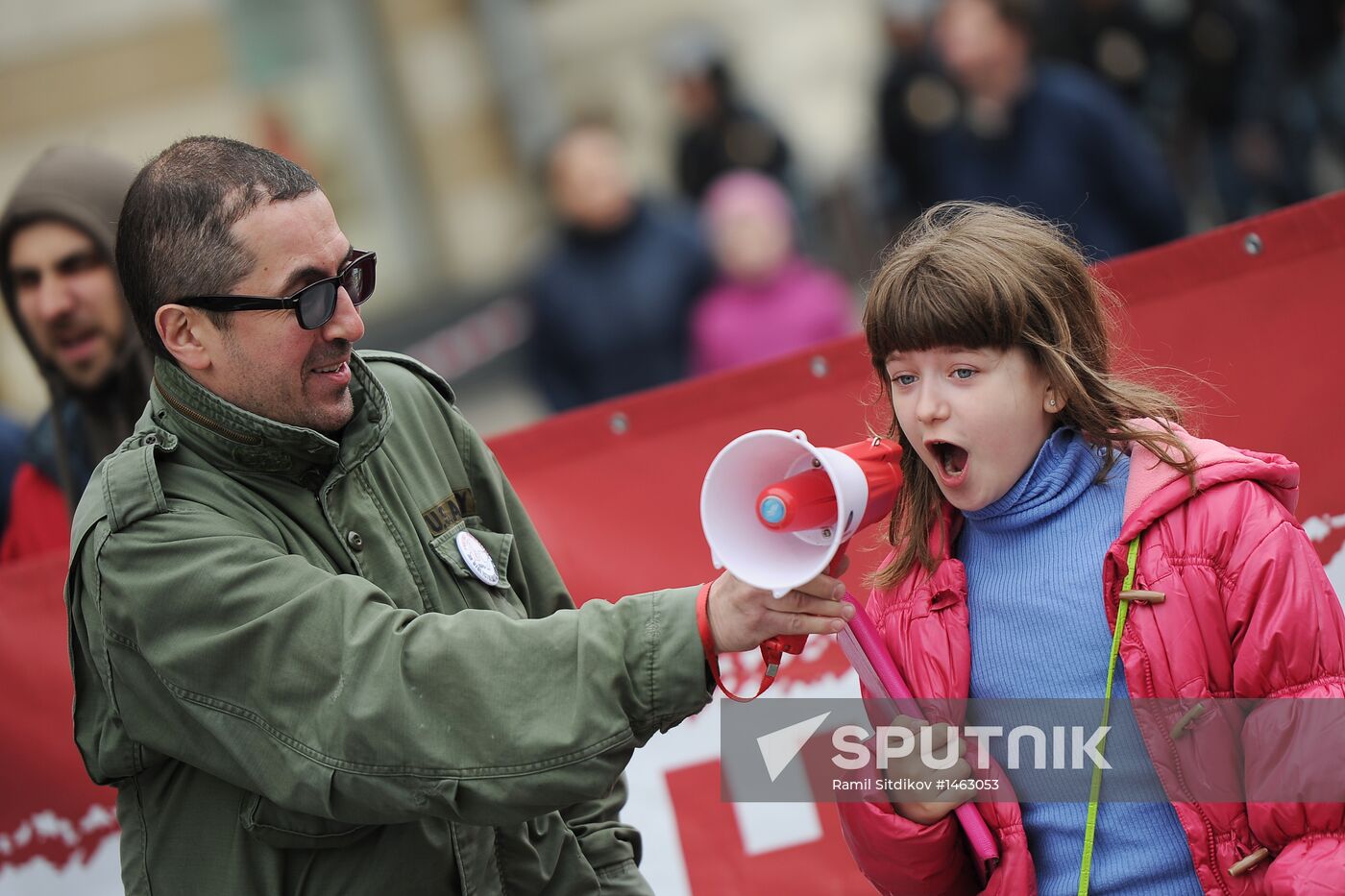 March and rally of Opposition Expert Council in Moscow