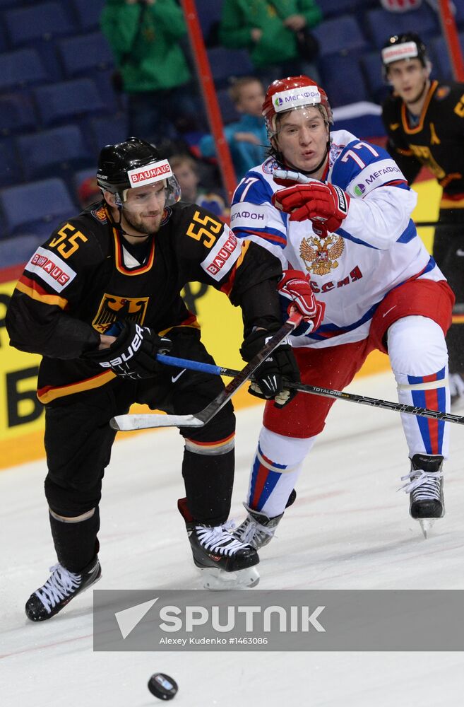 2013 IIHF World Championships. Germany vs. Russia