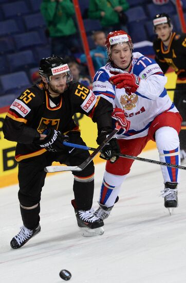 2013 IIHF World Championships. Germany vs. Russia