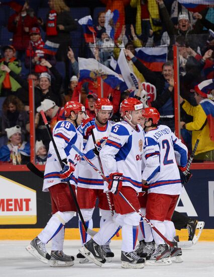 2013 IIHF World Championships. Germany vs. Russia