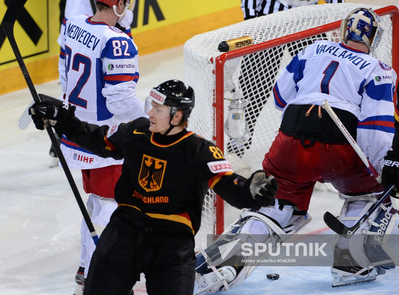 2013 IIHF World Championships. Germany vs. Russia