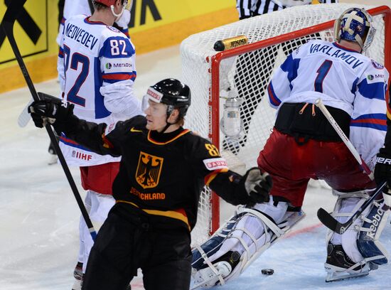 2013 IIHF World Championships. Germany vs. Russia