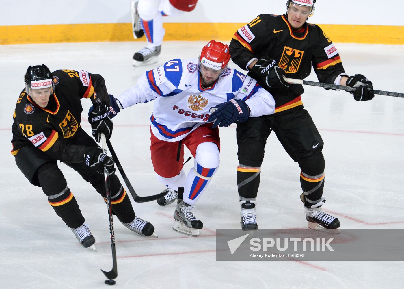2013 IIHF World Championships. Germany vs. Russia