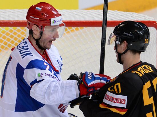 2013 IIHF World Championships. Germany vs. Russia