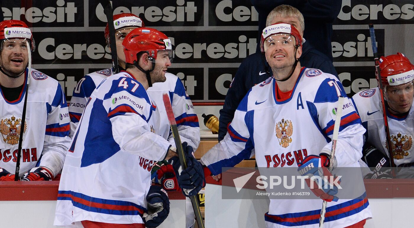 2013 IIHF World Championships. Germany vs. Russia