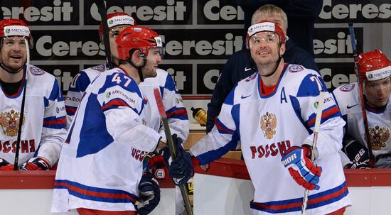 2013 IIHF World Championships. Germany vs. Russia