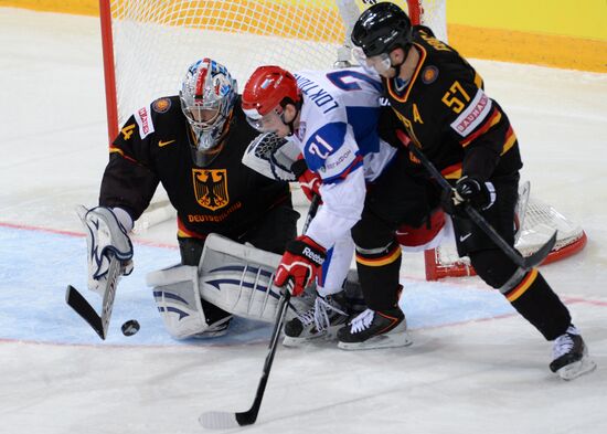 2013 IIHF World Championships. Germany vs. Russia