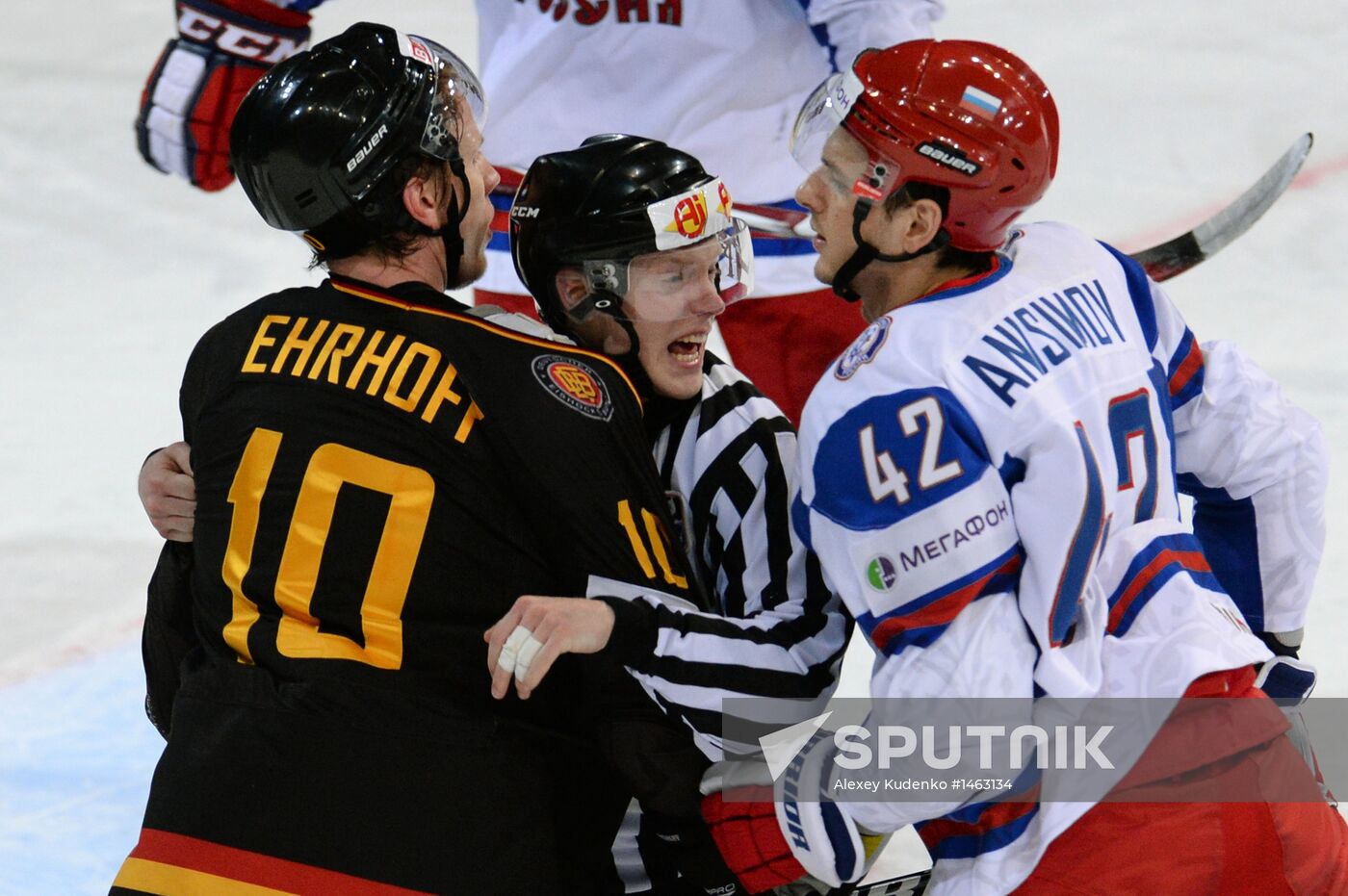 2013 IIHF World Championships. Germany vs. Russia