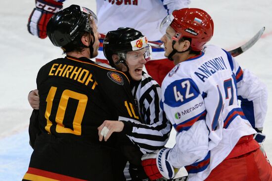 2013 IIHF World Championships. Germany vs. Russia