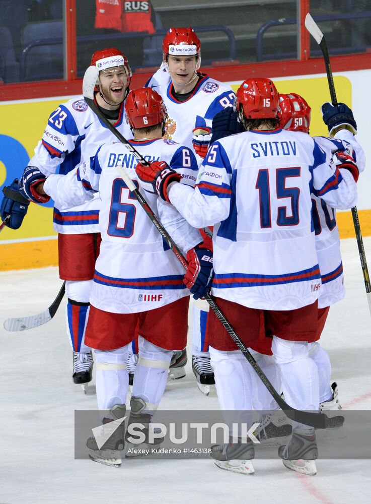2013 IIHF World Championships. Germany vs. Russia
