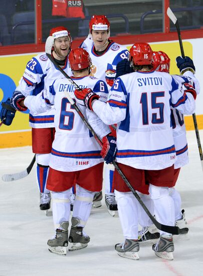 2013 IIHF World Championships. Germany vs. Russia