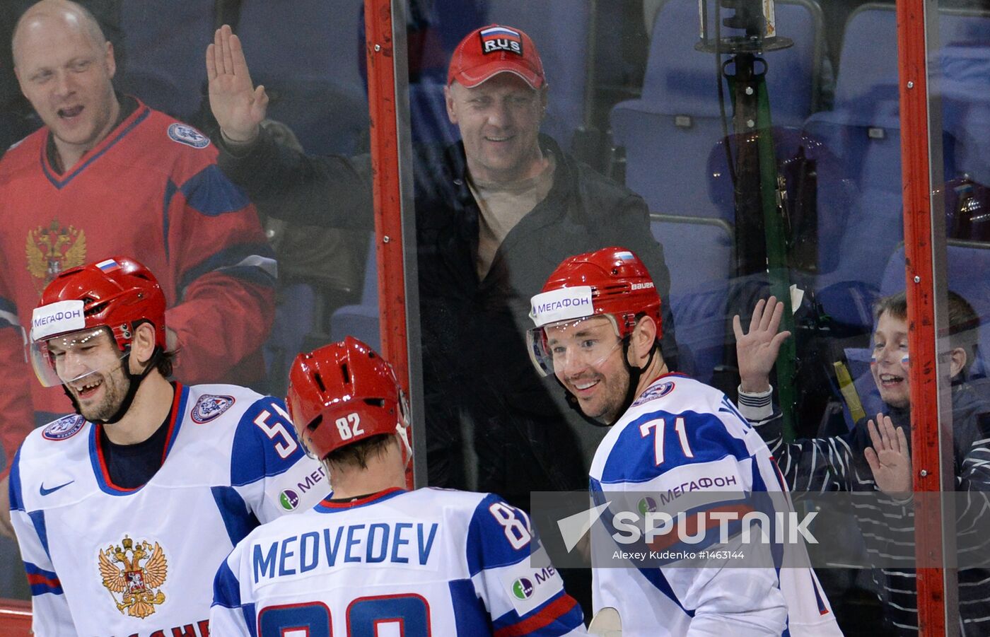 2013 IIHF World Championships. Germany vs. Russia
