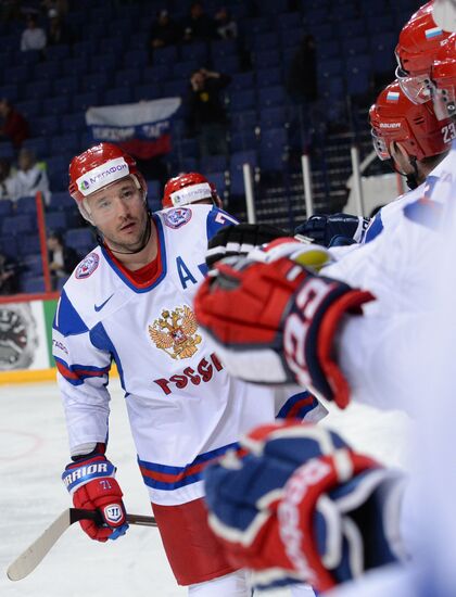 2013 IIHF World Championships. Germany vs. Russia