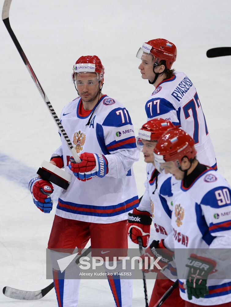 2013 IIHF World Championships. Germany vs. Russia