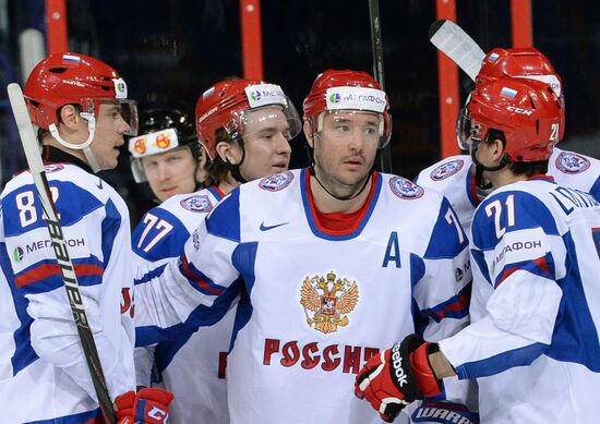 2013 IIHF World Championships. Germany vs. Russia