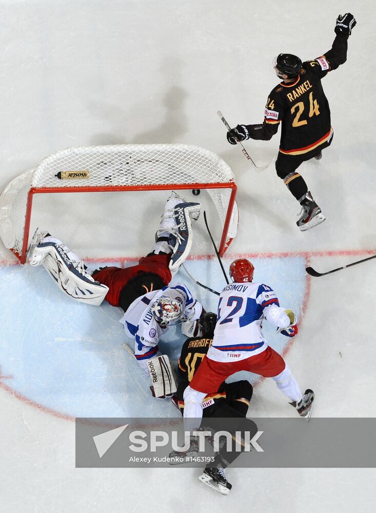 2013 IIHF World Championships. Germany vs. Russia