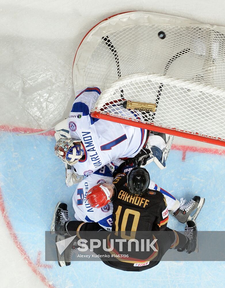2013 IIHF World Championships. Germany vs. Russia