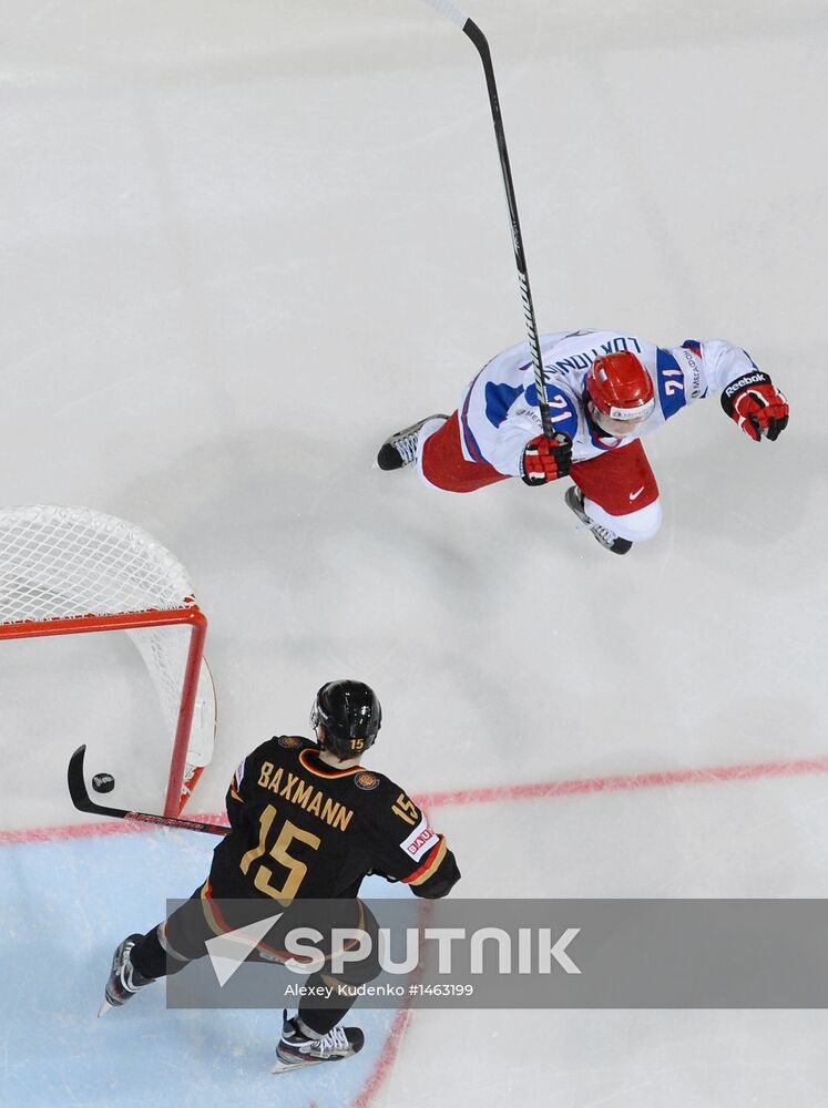 2013 IIHF World Championships. Germany vs. Russia