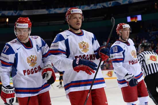 2013 IIHF World Championships. Germany vs. Russia