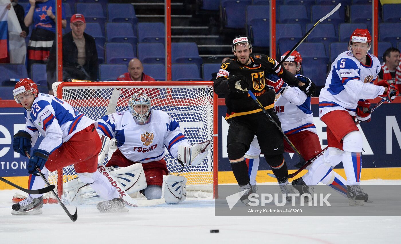 2013 IIHF World Championships. Germany vs. Russia