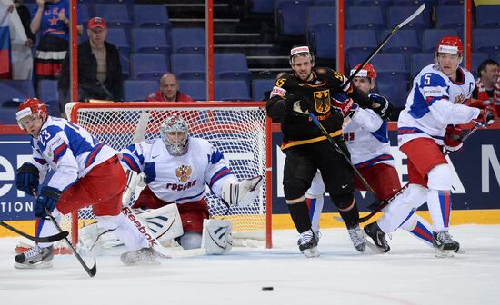 2013 IIHF World Championships. Germany vs. Russia