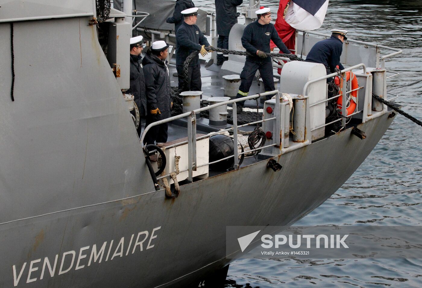 French Navy frigate Vendemiaire visits Vladivostok