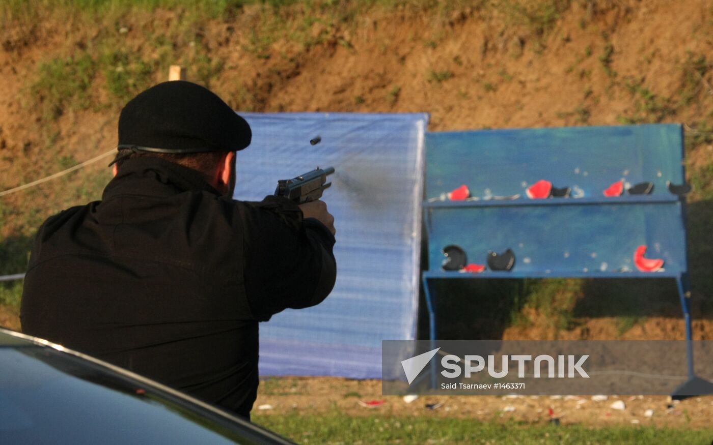 Shooting contest for Interior Ministry personnel in Chechnya