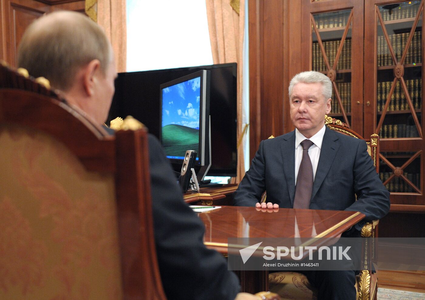 Russian President V.Putin meets with S.Sobyanin in Kremlin