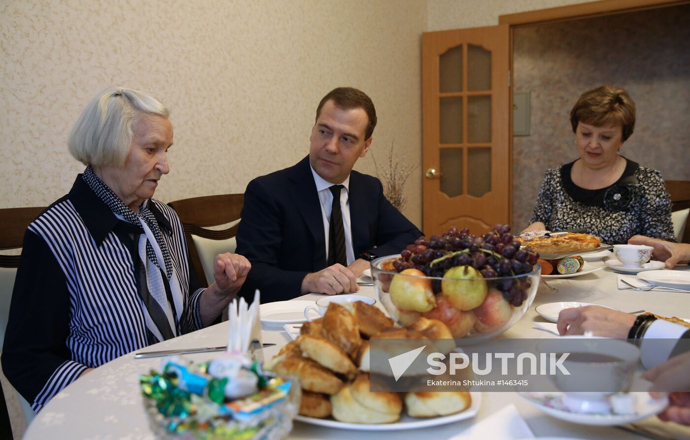 D.Medvedev's working visit to Krasnogorsk