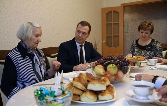 D.Medvedev's working visit to Krasnogorsk