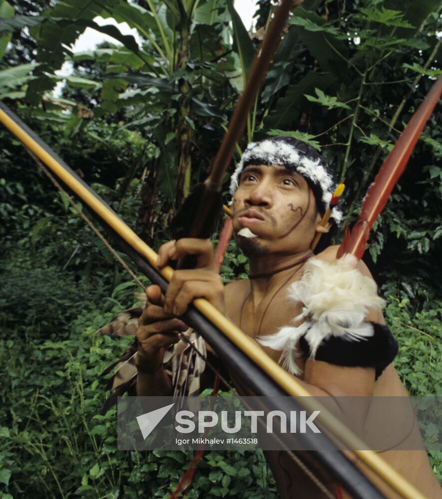 Archer of Yanoami tribe