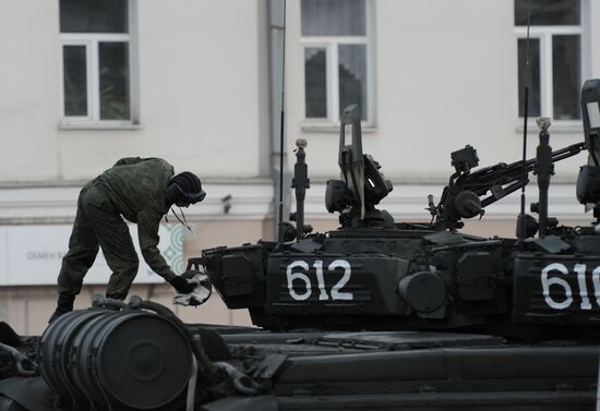 Victory Parade general rehearsal held in Yekaterinburg