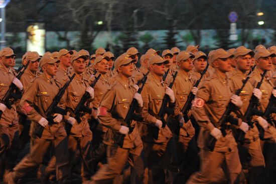Victory Parade general rehearsal held in Yekaterinburg