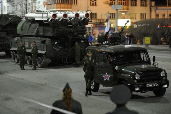 Victory Parade general rehearsal held in Yekaterinburg
