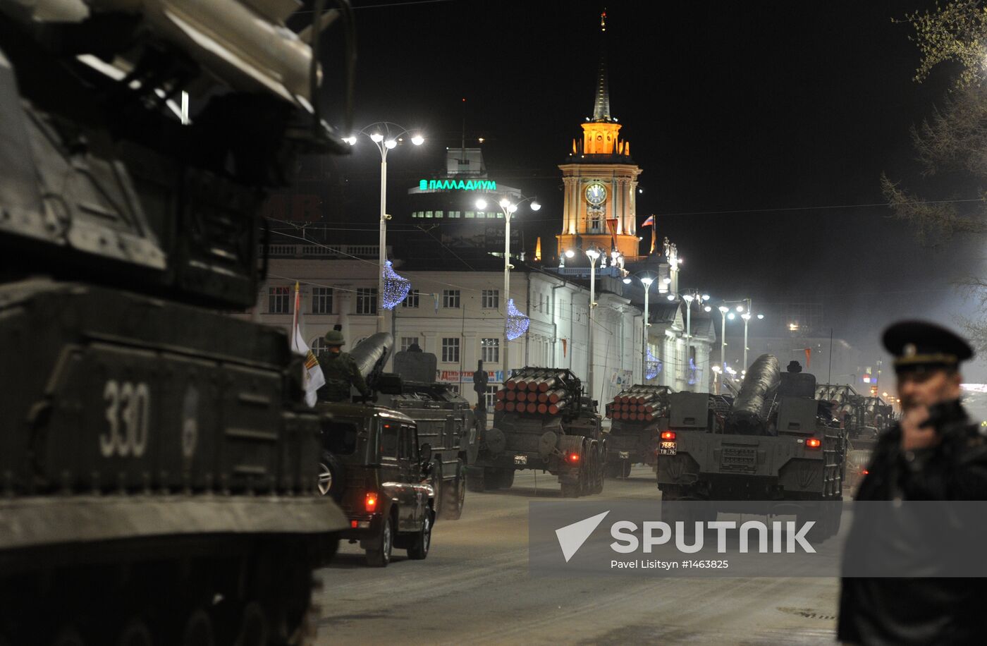 Victory Parade general rehearsal held in Yekaterinburg