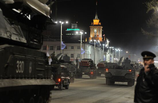 Victory Parade general rehearsal held in Yekaterinburg