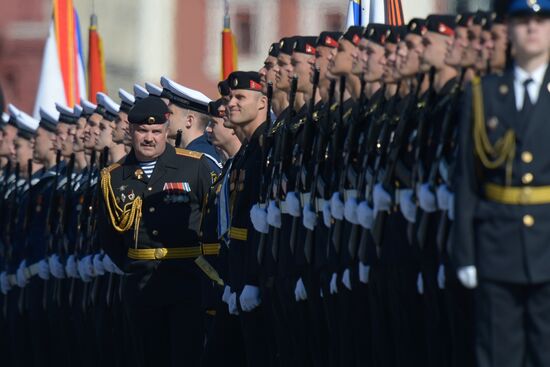 Victory Parade general rehearsal held on Red Square