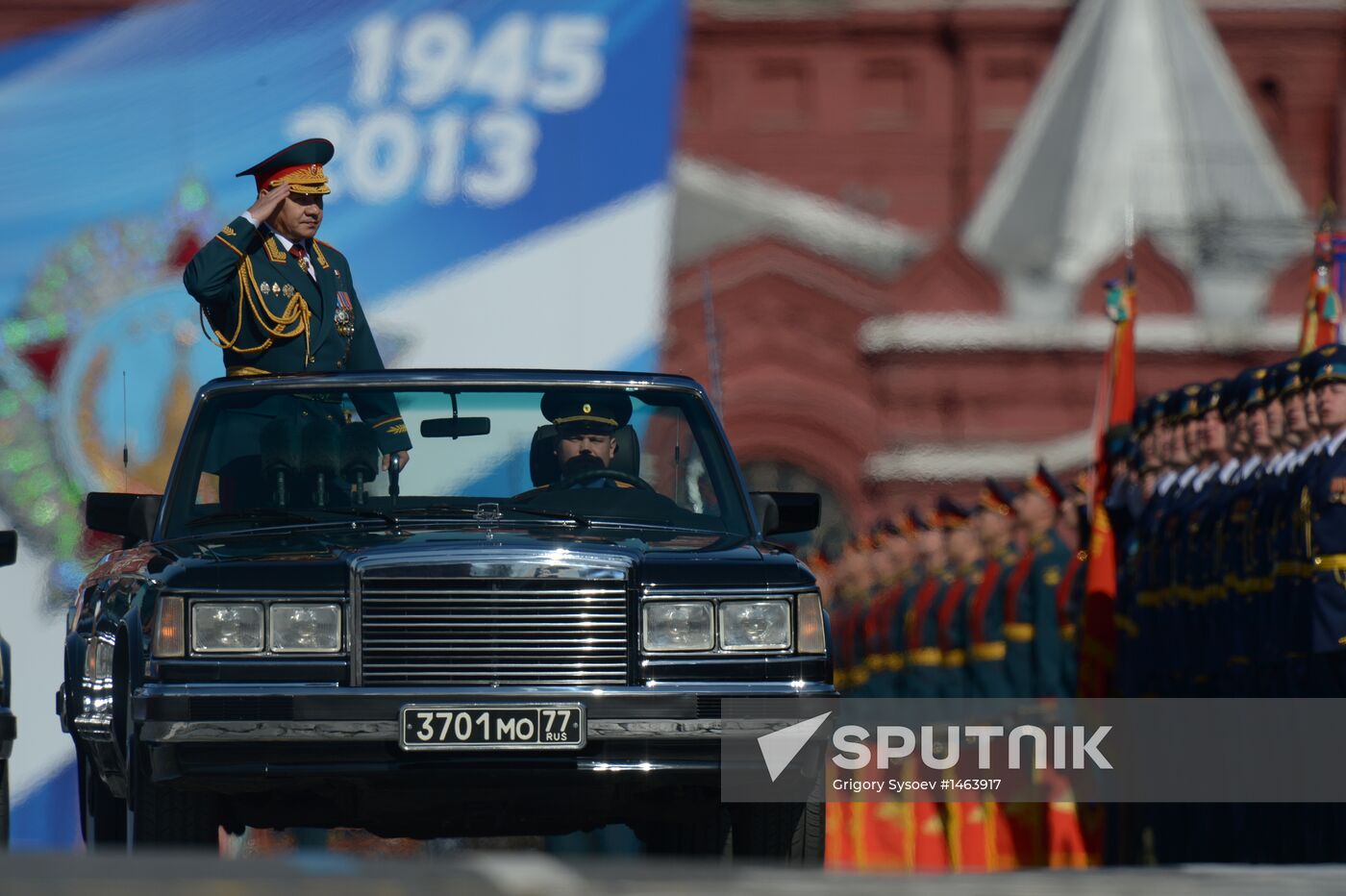 Victory Parade general rehearsal held on Red Square