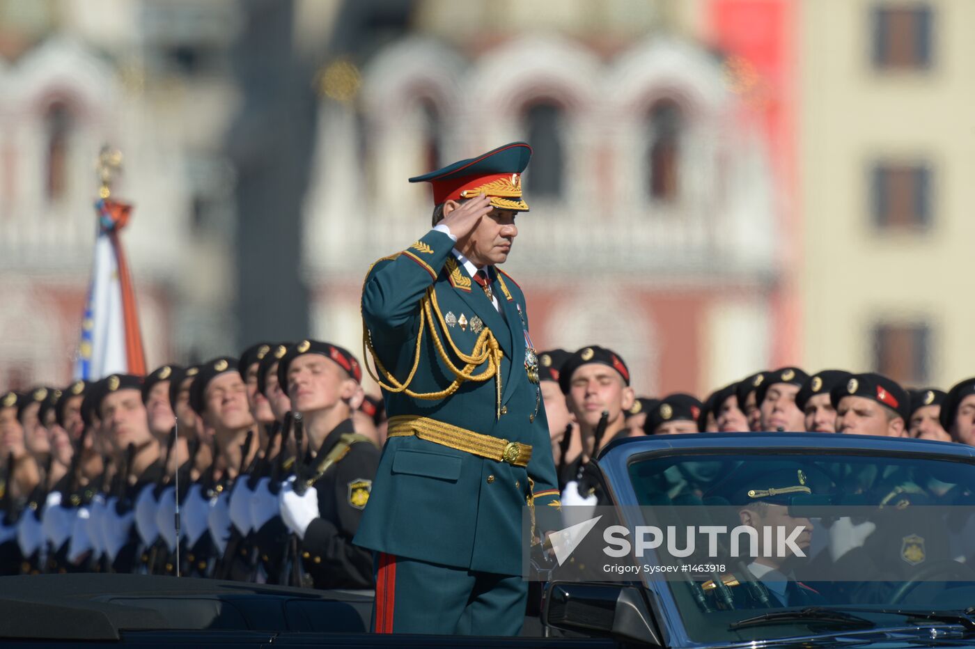 Victory Parade general rehearsal held on Red Square