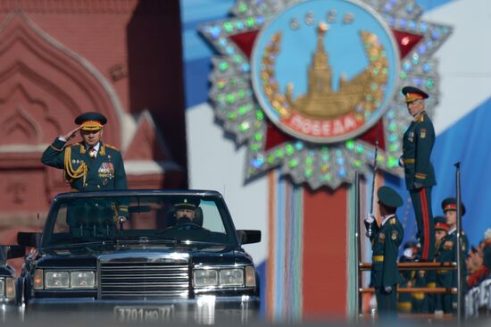 Victory Parade general rehearsal held on Red Square