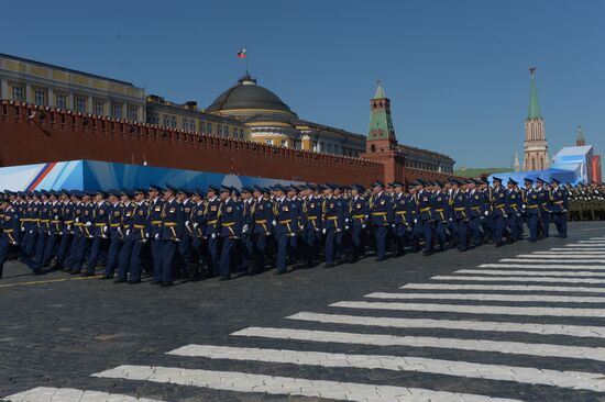 Victory Parade general rehearsal held on Red Square